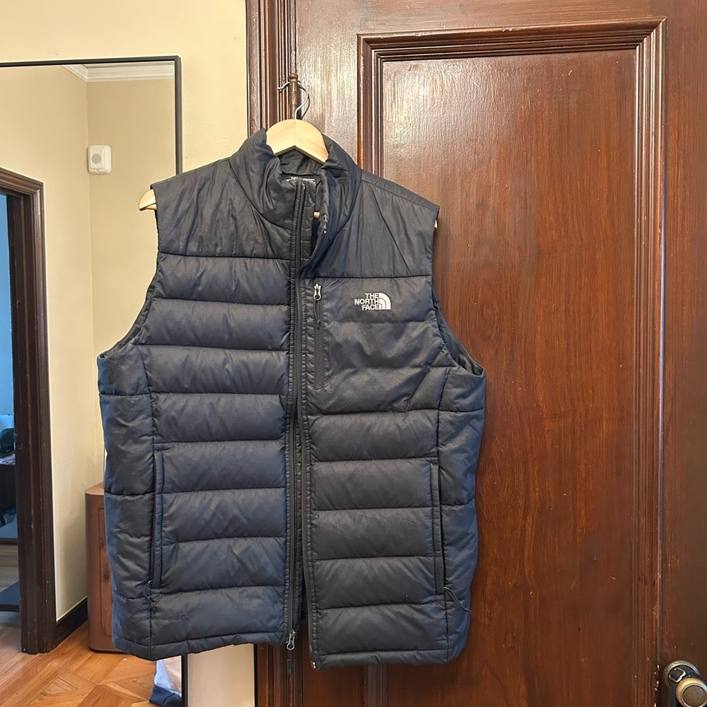 The North Face Black Quilted Down Vest